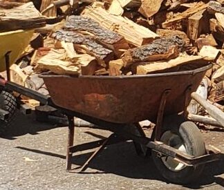 Pine Firewood - Wheelbarrow